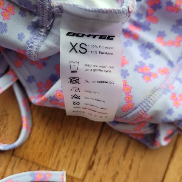 BO+TEE Sports Bra with Crop Top Cinch Sides XS - Picture 7 of 11